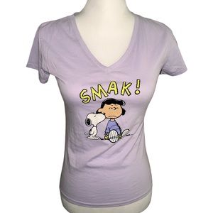 Peanuts🦎V-Neck Graphic T-Shirt🌵